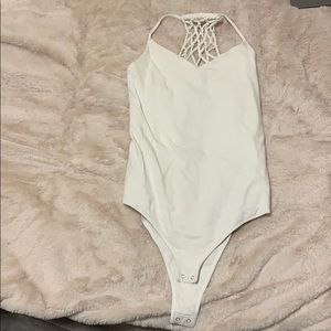Abercrombie and Fitch white bodysuit